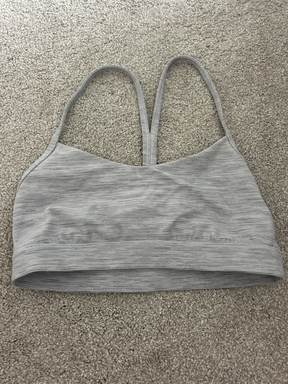 Lululemon grey sports bra